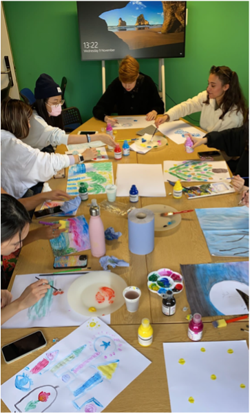Getting creative in the Creative Room
