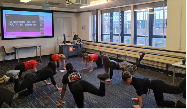 Trying Yoga in the Taster Room: