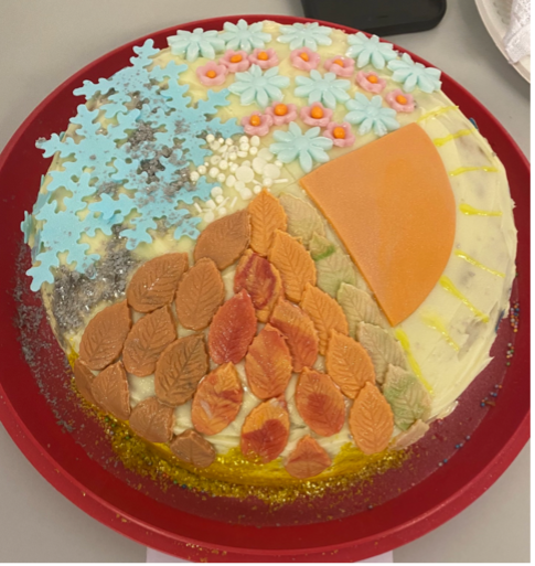 The winning cake: