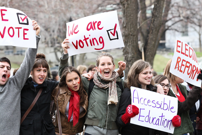 Young People Voting Credit Adam Scotti