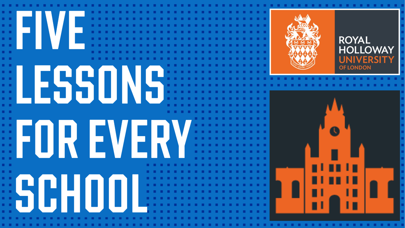 Five lessons for every school infographic Title page