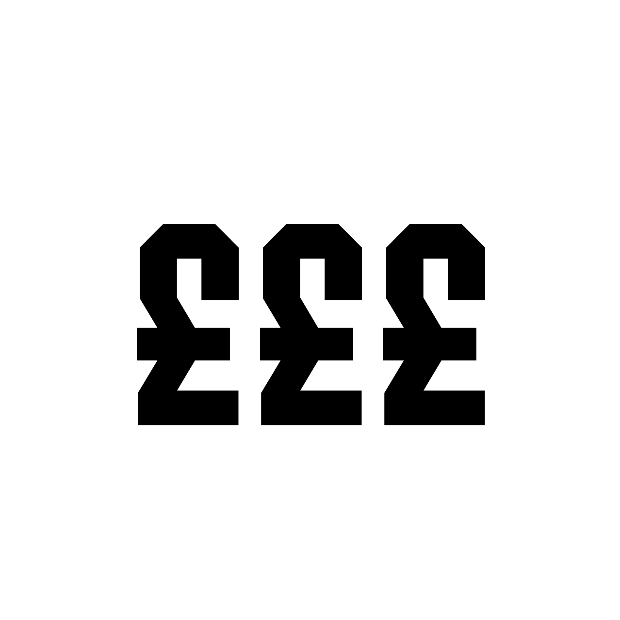 Pound signs icon