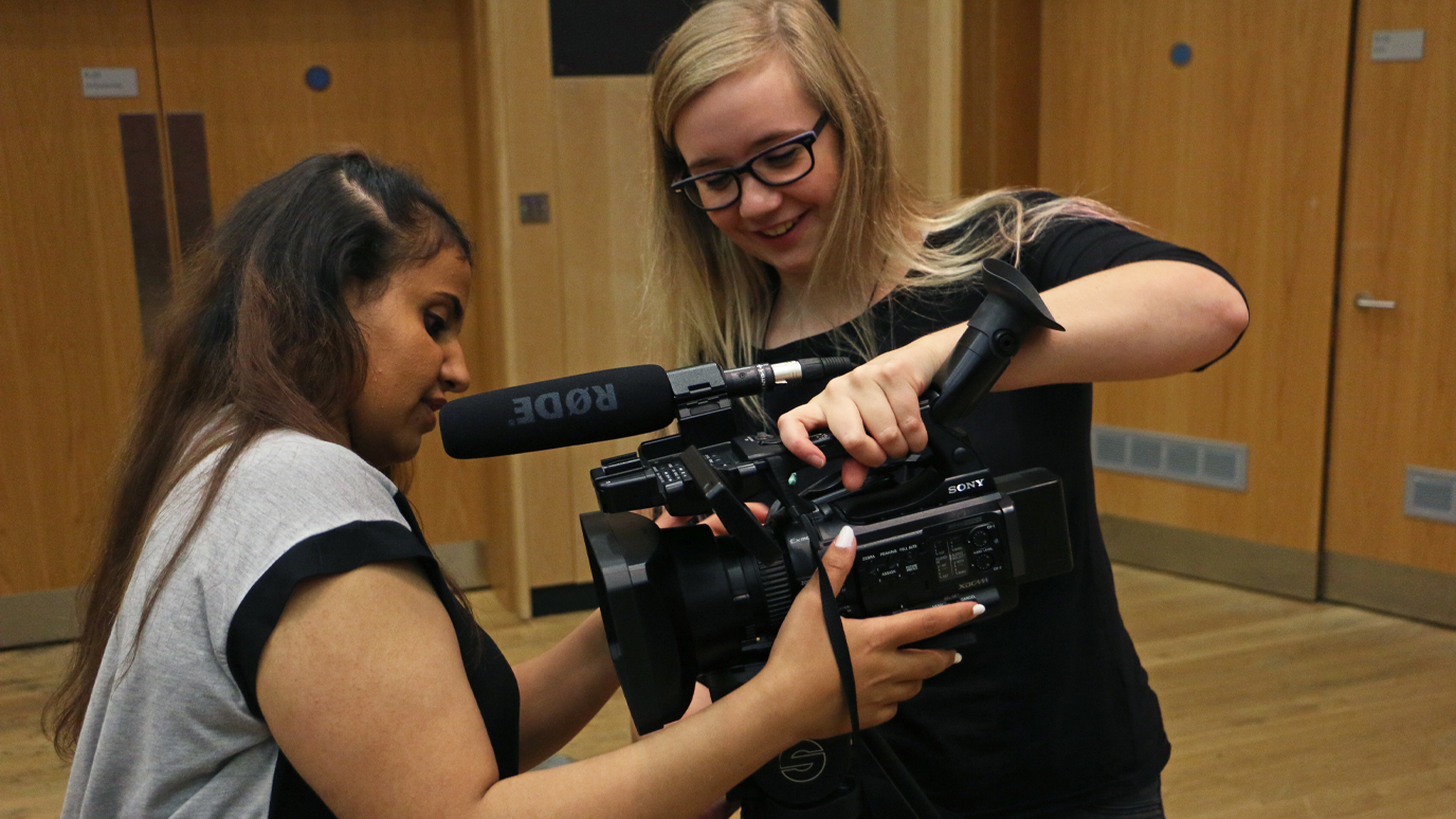 Hands on the cameras 