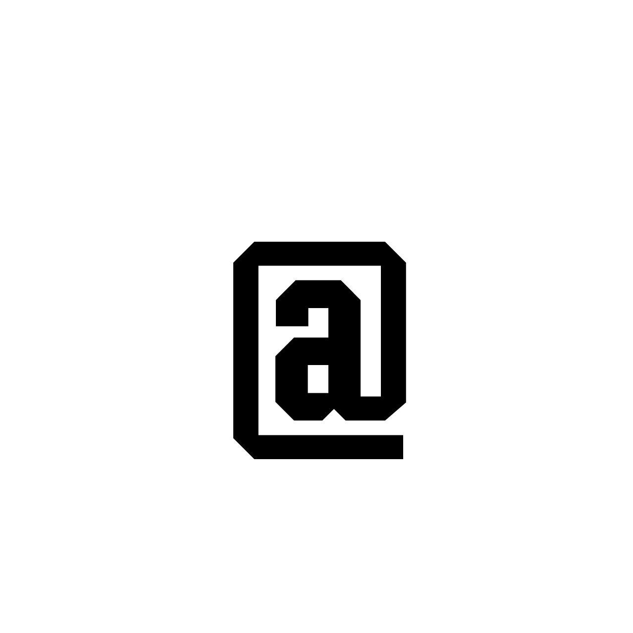 At symbol icon