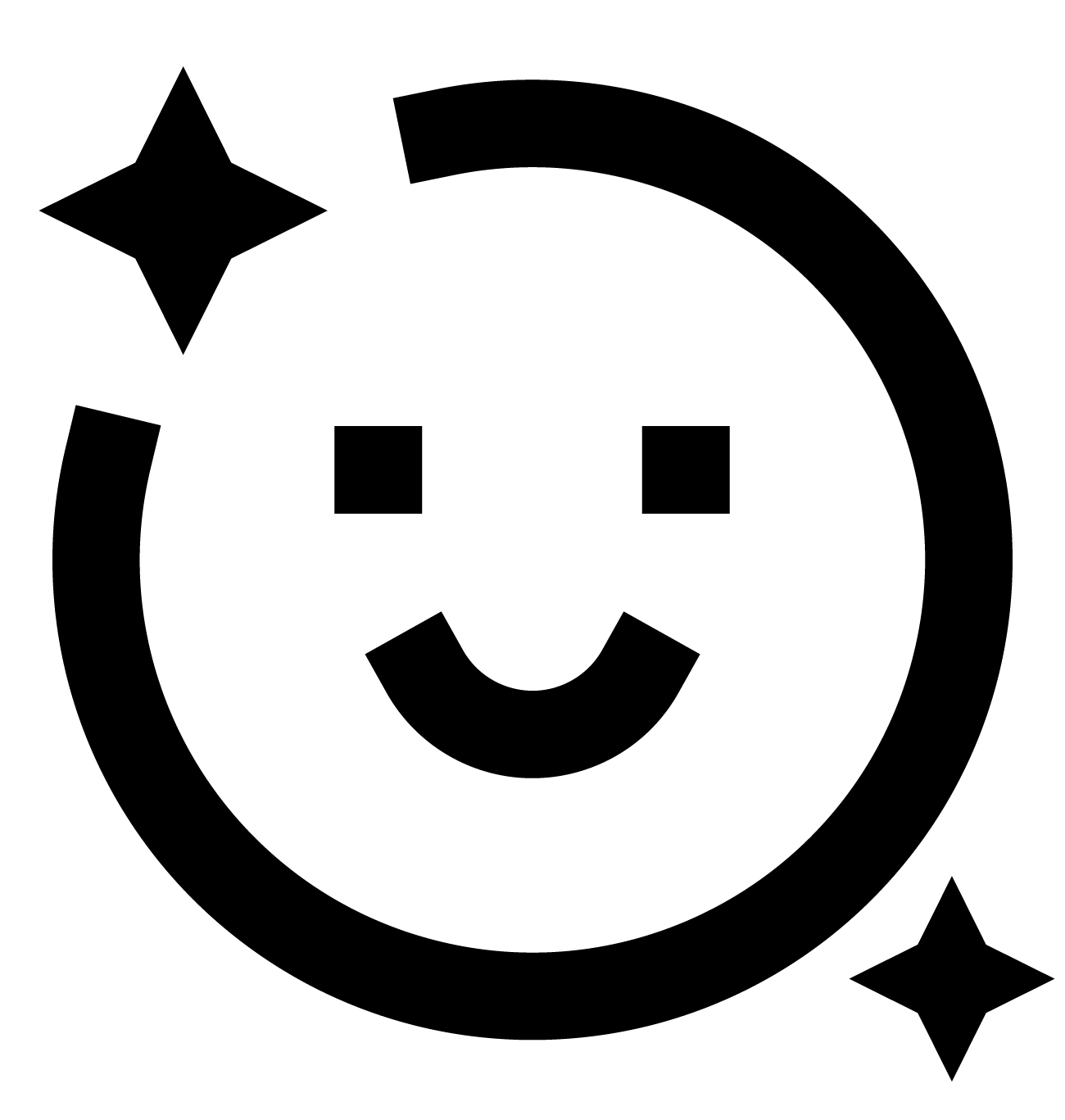 Smiley face icon
